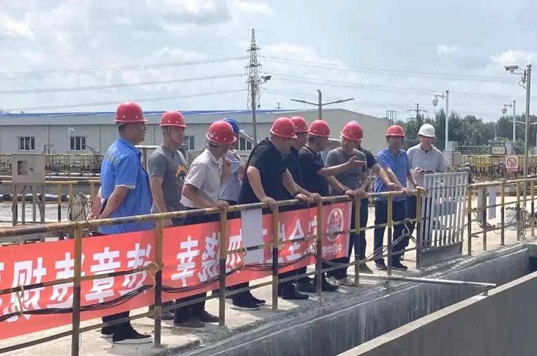 沈陽市城鄉(xiāng)建設(shè)局副局長何振文到桃仙污水處理廠項目部調(diào)研指導(dǎo)工作