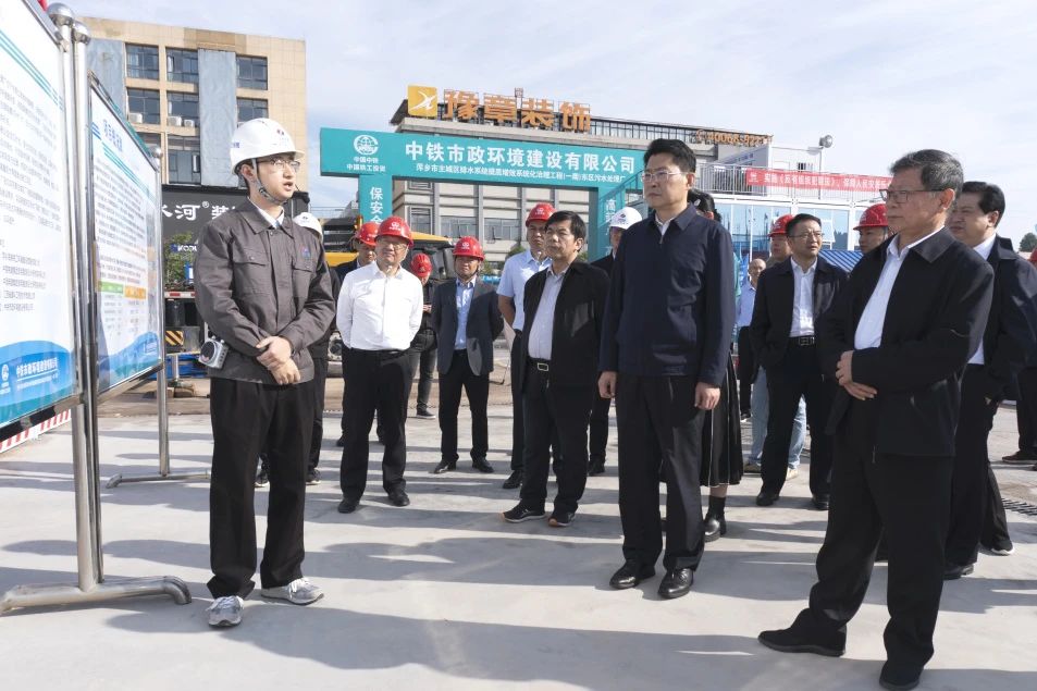 民進中央副主席高友東到萍鄉(xiāng)市主城區(qū)排水系統(tǒng)提質增效系統(tǒng)化治理項目調研