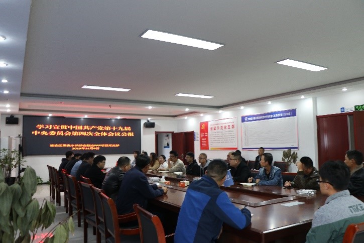 公司屬各單位黨組織學(xué)習(xí)宣貫黨的十九屆四中全會(huì)精神
