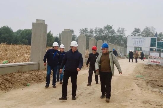沈陽市水務集團副總經理王金鵬到渾南第二配水廠項目檢查指導工作