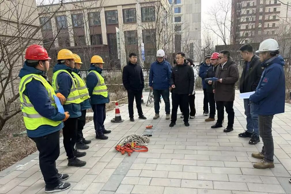 雄安新區建交局局長楊松到雄安新區容西片區檢查指導工作